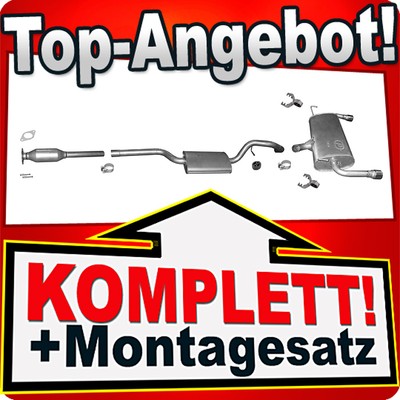 Auspuff für FORD KUGA II 1.5 1.6 EcoBoost ab 2012 +VSD mit Montagesatz