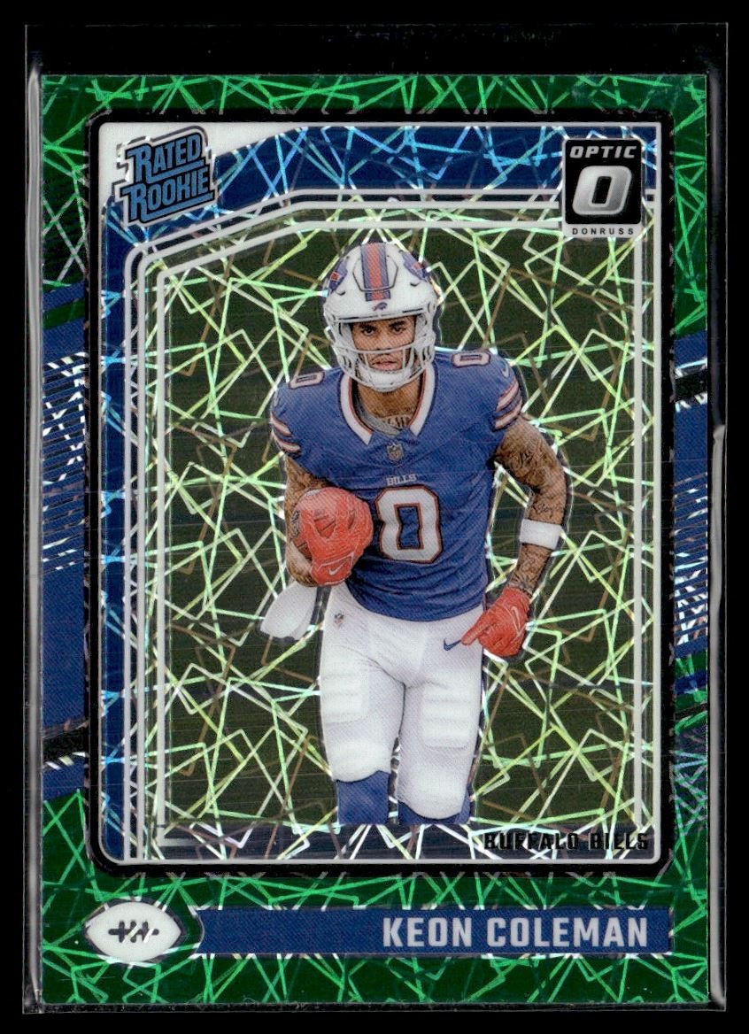 2024 Donruss Optic Green Velocity Keon Coleman RC Buffalo Bills #263