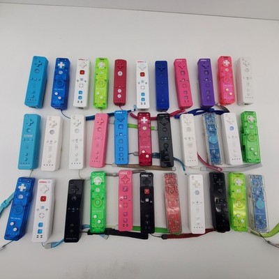 Lot of 20 Various Branded Wii Remote Controllers for the Nintendo Wii [Untested]
