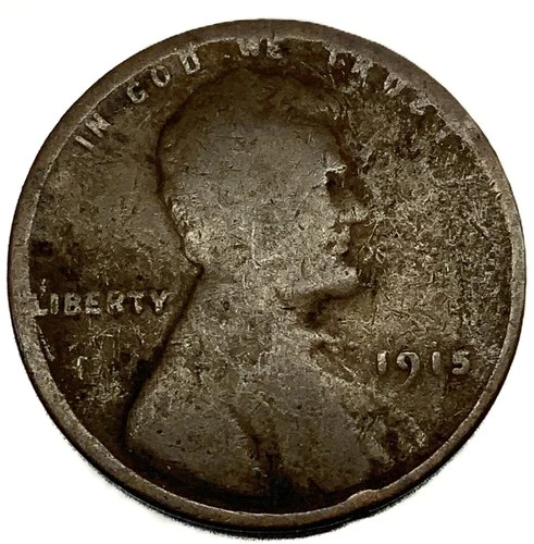 1915-P Lincoln Wheat Cent Good Condition Early Date Penny 1c One Cent -2653