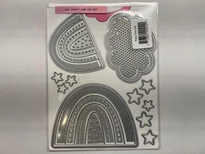 The Stamps of Life PARTY ONE Large Die Set - Rainbows NEW