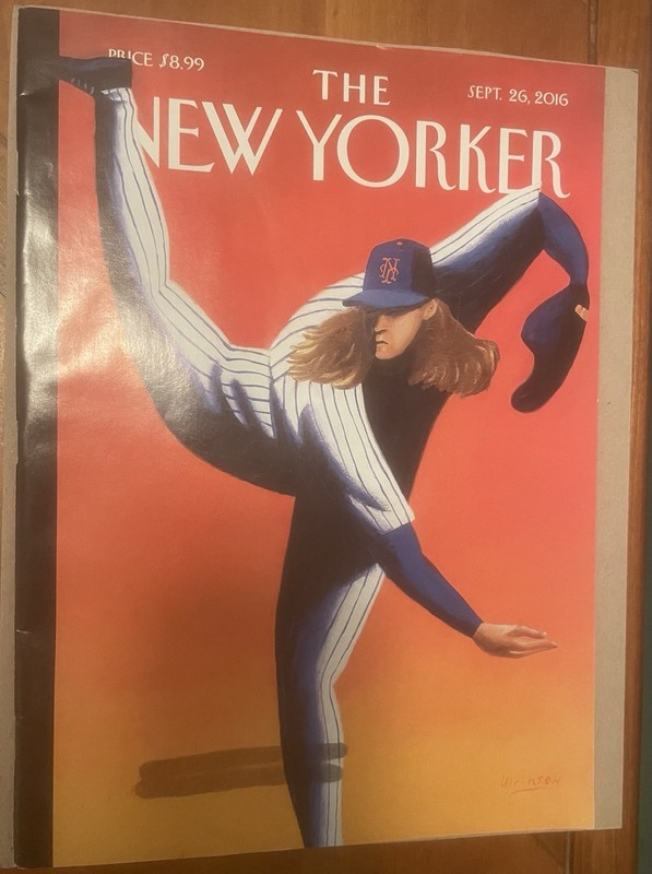 New Yorker Magazine - Noah Syndergaard, NY Mets Pitcher; Sept 26, 2016