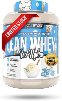 Musclesport Lean Whey Revolution Protein Powder  - Whey Protein Isolate - (2lbs)