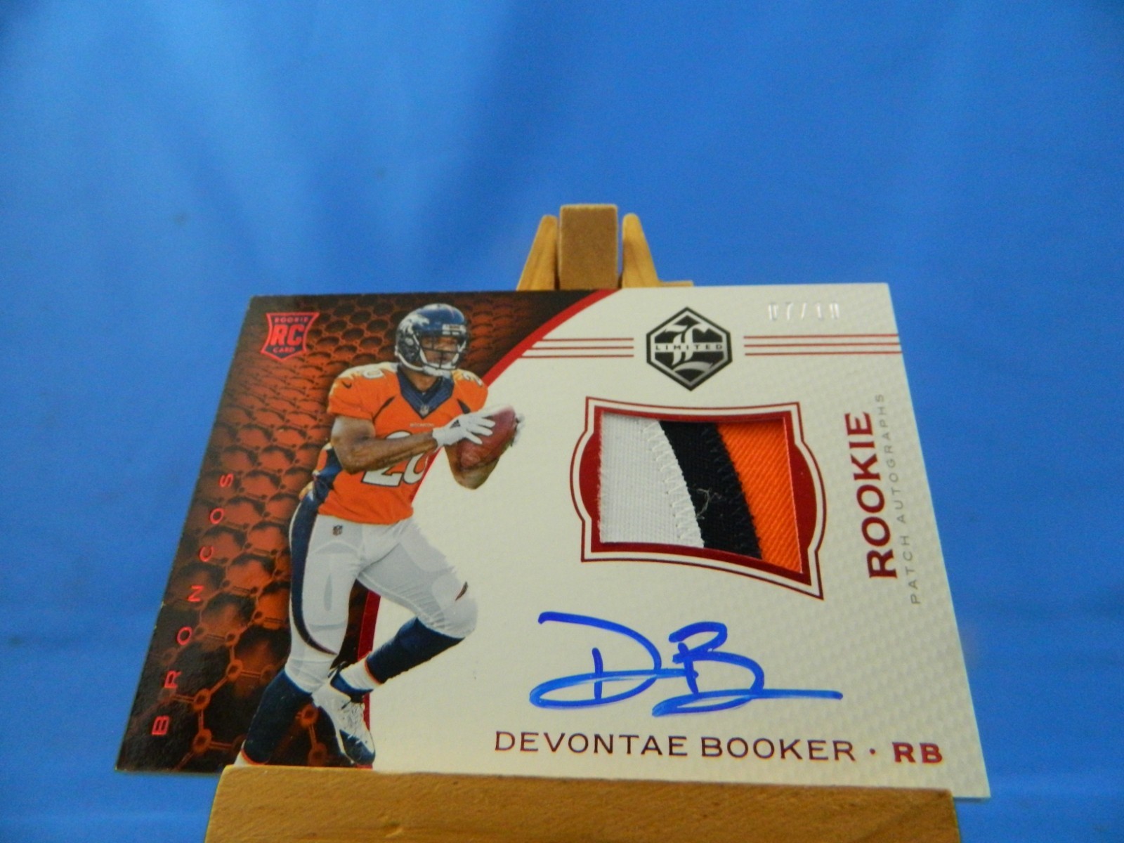 Devontae Booker Panini Limited #113 Patch Autograph