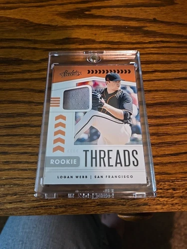 2020 Panini Absolute Rookie Threads Logan Webb #RT-LW RC