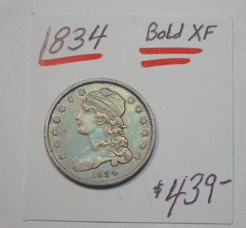 1834-P Capped Bust Quarter — photo from another recent sale