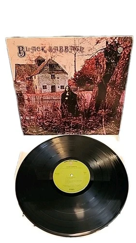 Black Sabbath Self-Titled Original Vinyl LP WB 1871 Green Label 1970 VG/VG