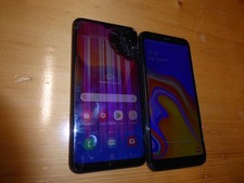 LOT 2 TELEPHONE SAMSUNG A10 ET J4+ * DEFAUT ECRAN FISSURE *
