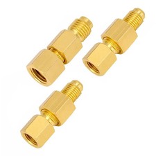Refrigerant Tank Fitting Adapters 1/2" Female to 1/4" Male Flare 6PCS Set