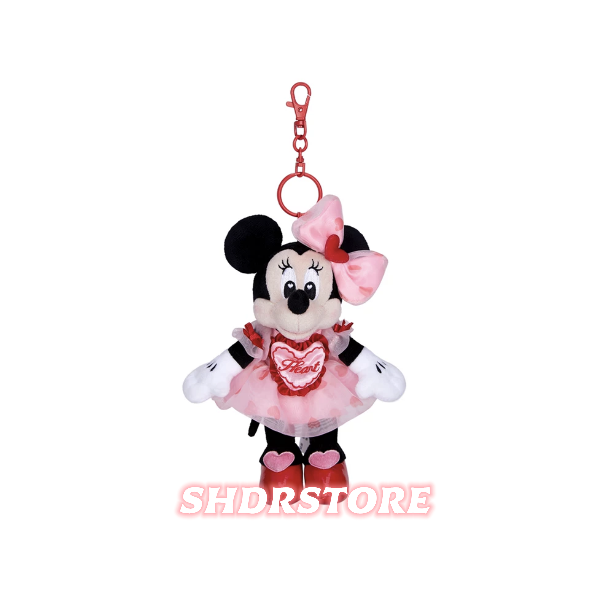 Disney store authentic 2026 Valentine's Day Minnie mouse small