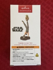 HALLMARK 2025 STAR WARS THE EMPIRE STRIKES BACK THERE IS NO TRY ORNAMENT