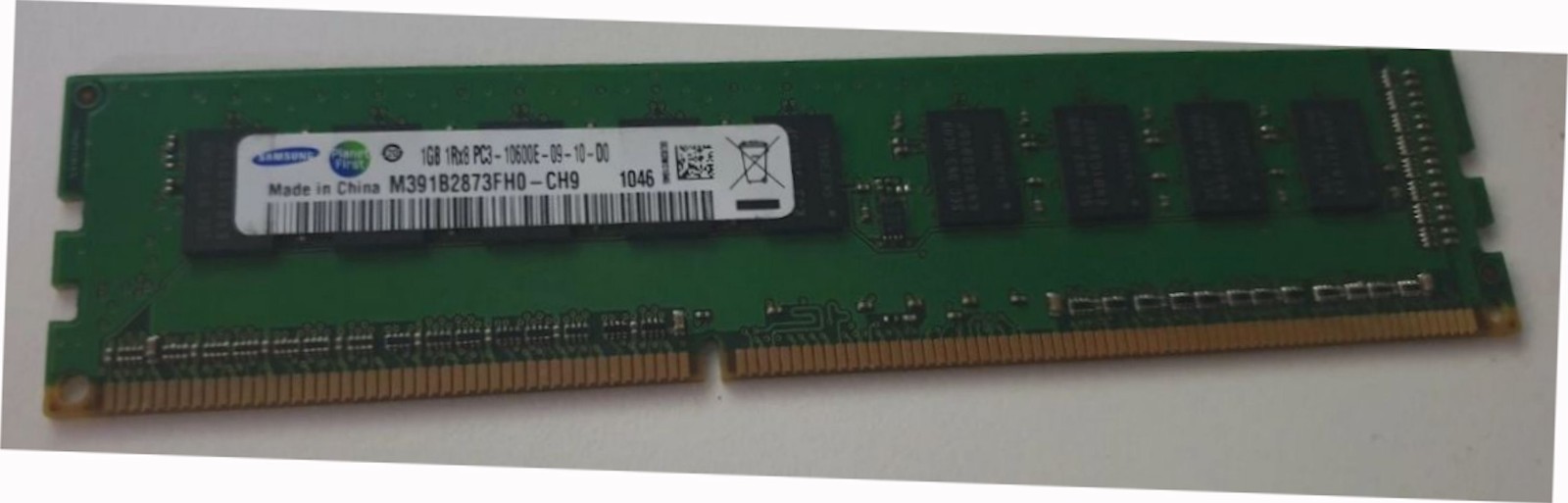 RAM MEMORIA Samsung M391B2873FH0-CH9 1 Go 1Rx8 PC3-10600 DDR3 ECC 240P CL9