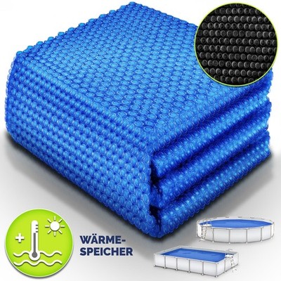 Neu PE Pool Solar Heizung Solartasche Wärmeplane Abdecke Solardeckplane VidaXL