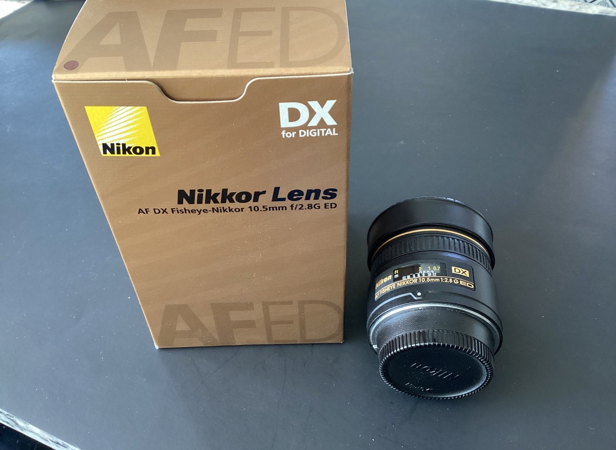 New In Box Nikon AF DX Fisheye-Nikkor ED 10.5mm f/2.8G Lens Nikon