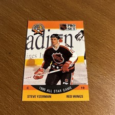 1990-91 Pro Set #347 Steve Yzerman Detroit Red Wings