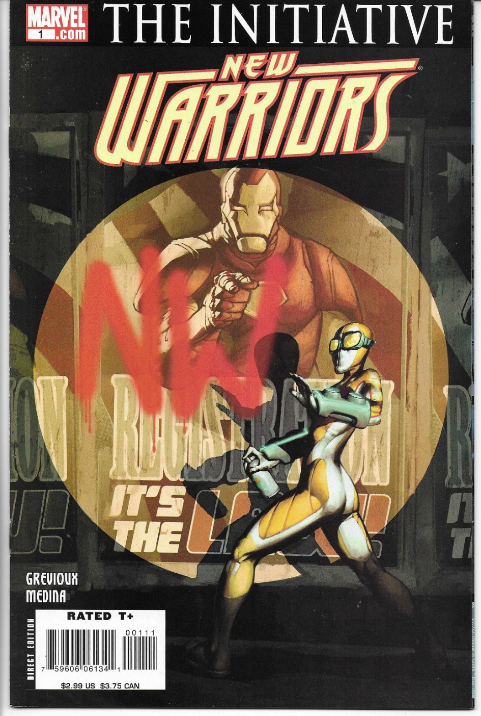 NEW WARRIORS (2007) #1 - Back Issue (S)