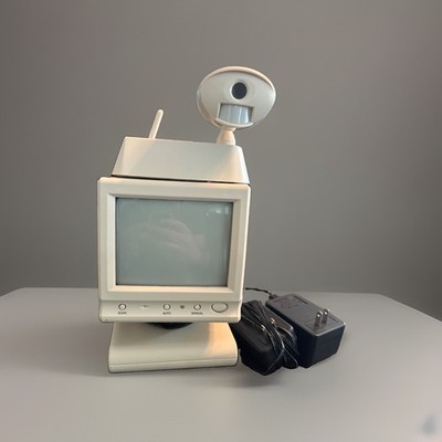 Vintage CMS244 Monitor CRT TV 5.5'' Retro Gaming With Camera