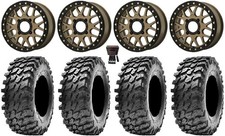 KS235 Grenade Bronze 15" Wheels 30" Rampage Tires Can-Am Renegade Outlander