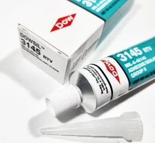 Dowsil 3145 RTV Clear, 90mL Tube, Silicone Adh. Sealant MIL-A-46146, UBD 8/17/25