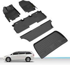 ALLGOOD TPE Floor Mats Fit Honda Odyssey 2018-2025 Mini Passenger Van Cargo