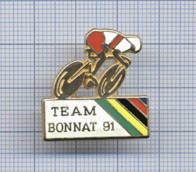 Pin's BALLARD CYCLISME TEAM BONNAT 91 / Essonne Team / Fahrradwettbewerb