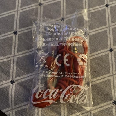 Coca-Cola Coke Kopfhörer Ohrhörer rot Earphones original verpackt