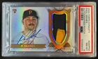 2024 Topps Dynasty Paul Skenes Patch Auto Rookie RC #9/10 Pirates PSA 8