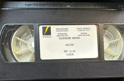 Aaliyah / Static / Timbaland etc - EPK - 5/30/01 - VHS Tape - Blackground Promo