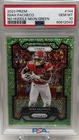 2023 Panini Prizm Football No Huddle Neon Green Isiah Pacheco #144 PSA 9