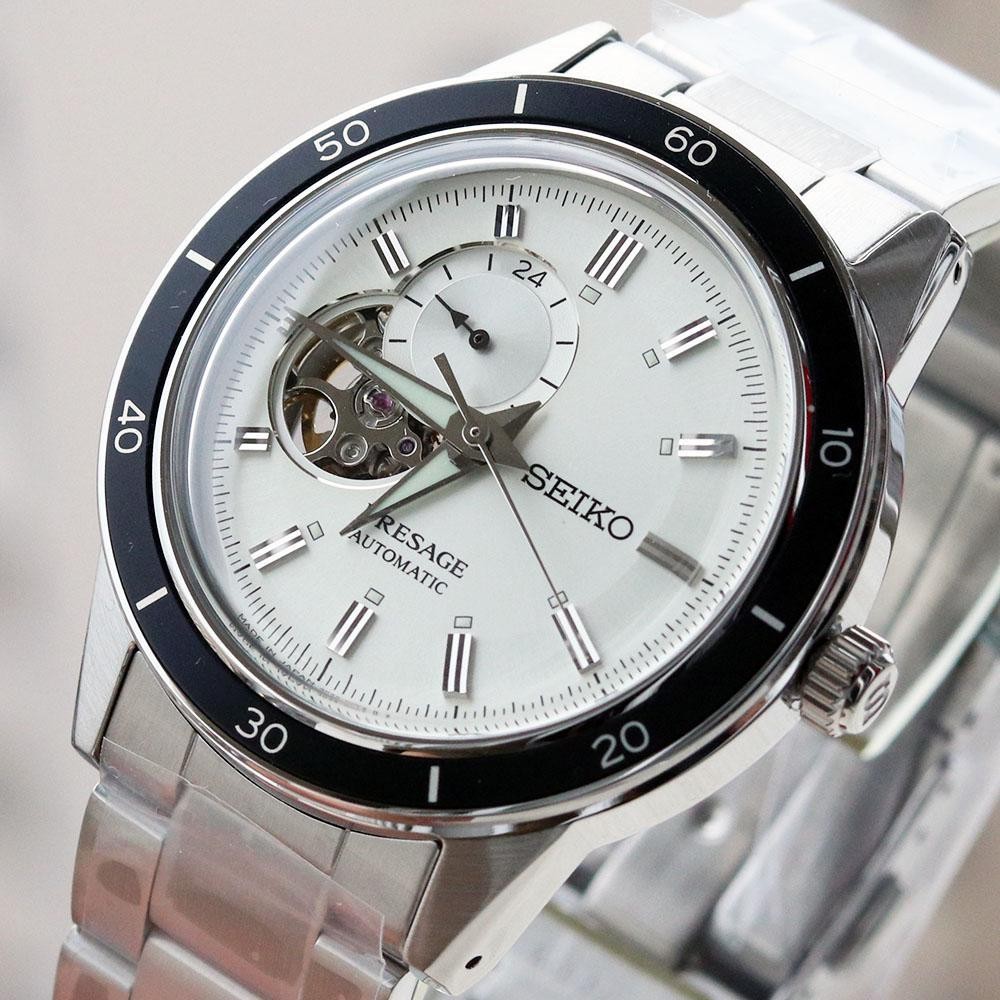 SEIKO Presage SARY189 Style60s Mens Automatic Black Dial Watch 40.8mm with Box