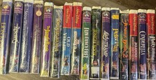 Walt Disney Masterpiece Collection VHS Tapes Movies - All Sealed New- Lot Of 16