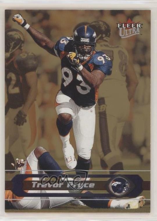 2002 Fleer Ultra Gold Medallion Trevor Pryce #56 1u9