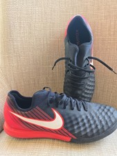 Nike Mens' MagistaX Ola II IC Indoor Soccer Shoe Black/Red 844409-061 SZ 12