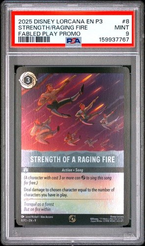 Strength of a Raging Fire graded PSA 9 for sale on eBay