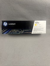 Genuine HP 131A LaserJet Pro Print Cartridge   Yellow - CF212A - New