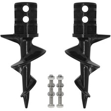 Greatshow 2 Pack Dock Sand Auger for PVC Tubing Sandbar Anchor no, black