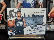 2025-26 Topps NBA Basketball ACE BAILEY #CC-5 CLUTCH CITY Prospects RC Jazz