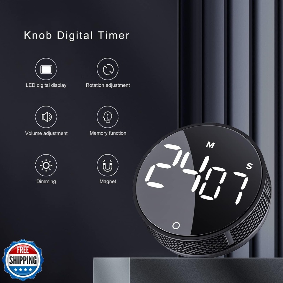 AVINIA Digital Kitchen Timers, Visual timers Large LED Display Ma | eBay