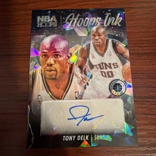 2023-24 Panini Nba Hoops Premium Stock Hoops Ink Tony Delk HI-TNY Autograph Suns