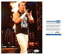 MATT HARDY SIGNED WWE AEW WRESTLER 8x10 PHOTO - ACOA COA