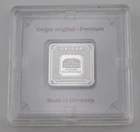 Geiger Edelmetalle 5 Gram Silver Bar Sealed Assay .999 Fine Silver