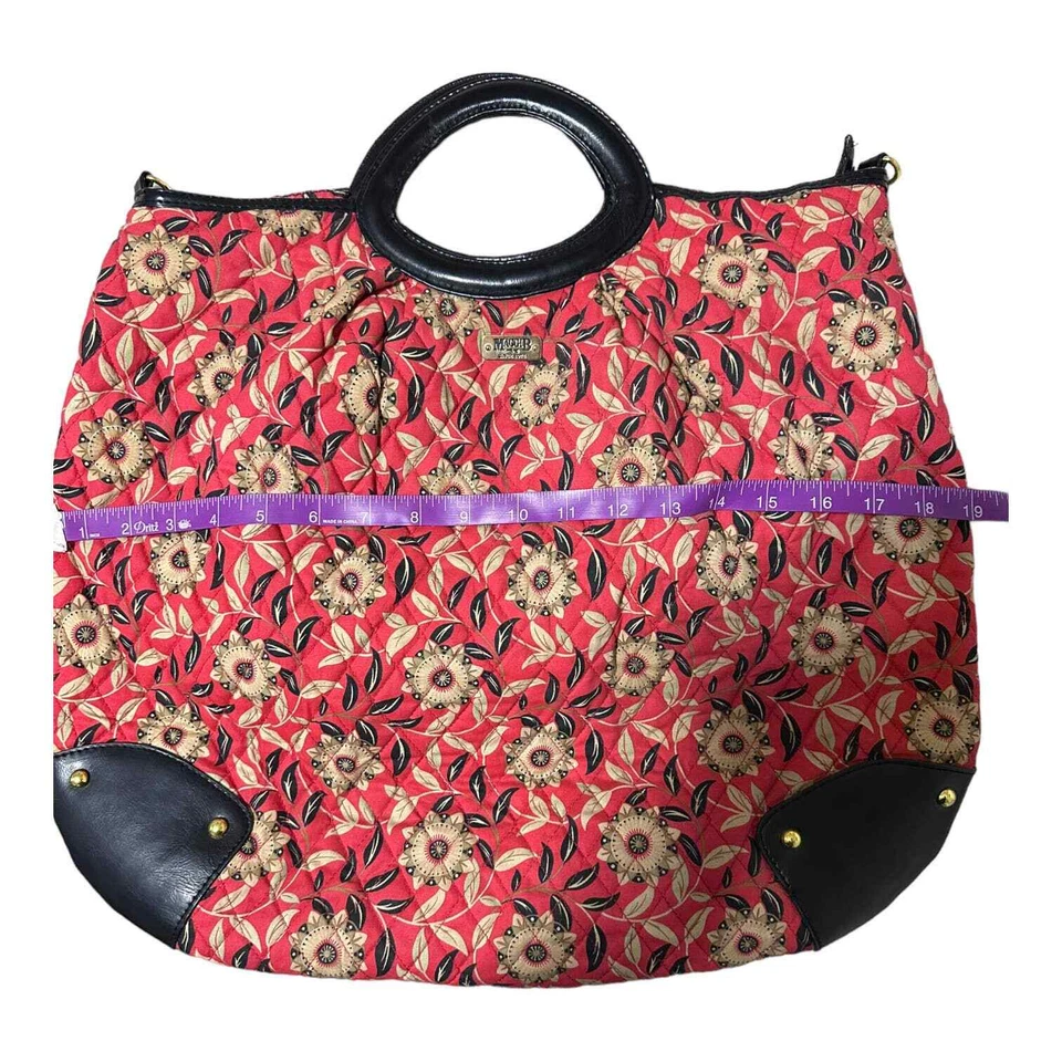 Bolso pequeño Maggie B rojo estampado floral Foto 3 de 4