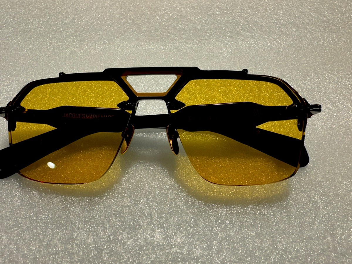 Brand New Jacques Marie Mage Silverton Black 98/150 Yellow