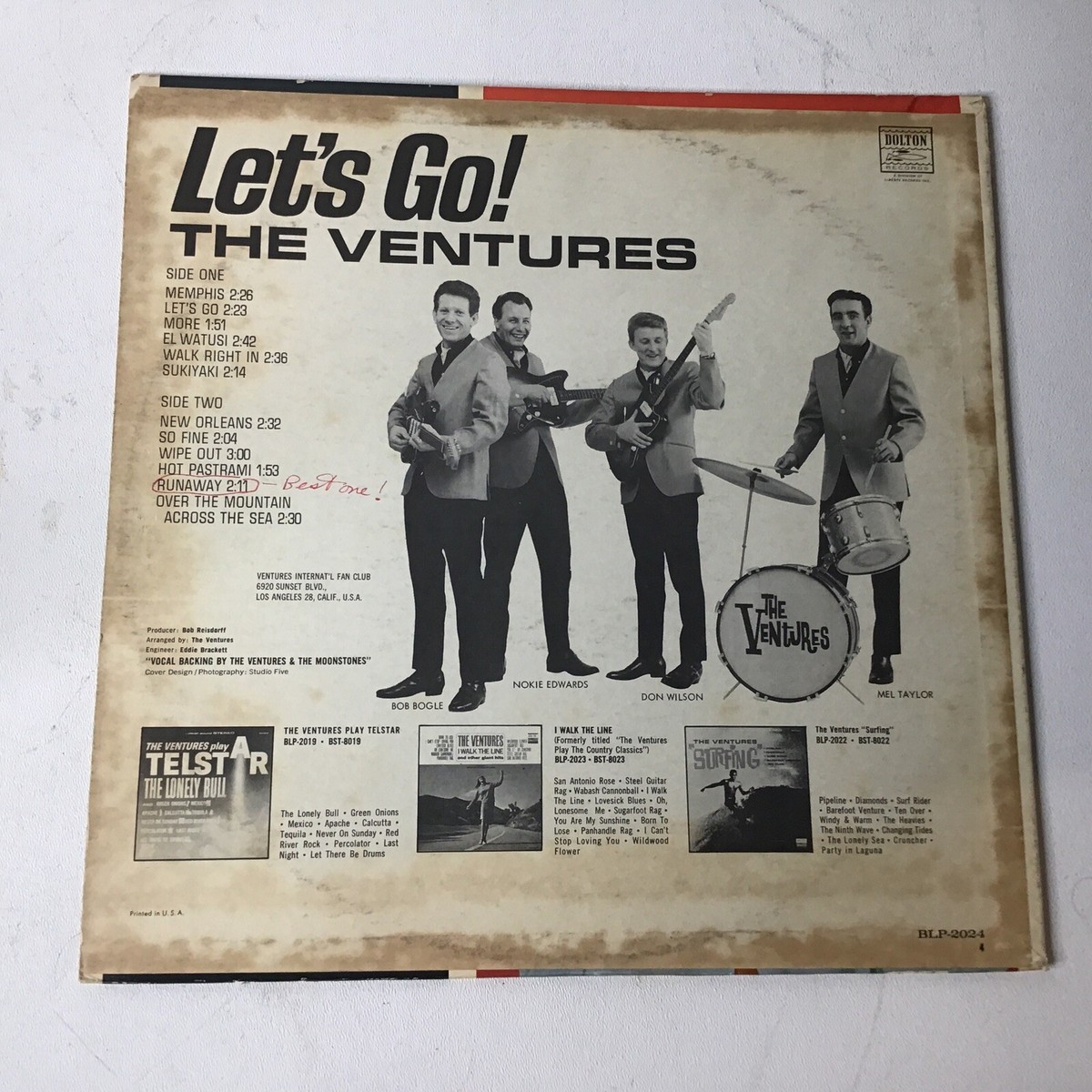 The Ventures Lets Go LP Vinyl Record Album | eBay