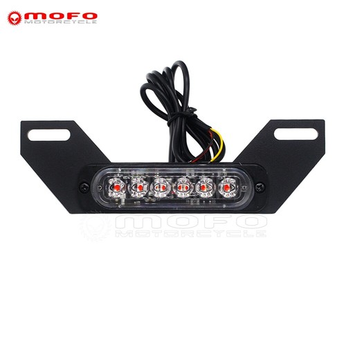 Motorcycle B6 LED Burst Flash Brake Light License Plate Auxiliary Lamp For Honda - Imagen 9 de 12