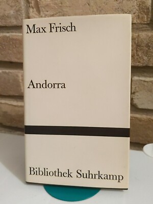 Max Frisch Andorra Bibliothek Suhrkamp 1969 Book German