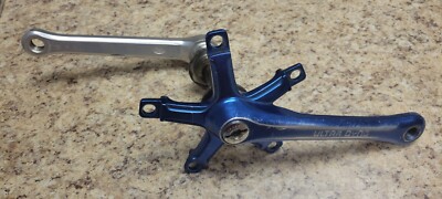 Vintage Takagi BMX Ultra Dyno cranks Blue 170mm Tange spindle BB