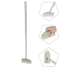 Bathroom Long Handle Brush Wall Floor Scrub Bath Cleaning Shower Tile Tool