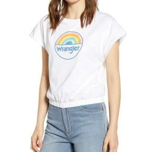 wrangler rainbow t shirt