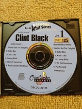 karaoke cdg chartbuster 6 6 Country in the style of Clint Black 20125 Rare